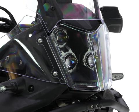 Scheinwerferschutz aus kompatiblem Polycarbonat Yamaha XTZ 690 Ténéré 700 World Raid 2022 2023