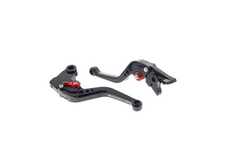 Short Clutch and Brake Lever set Evotech for Yamaha YZF-R1 2002-2003