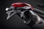 Soporte de matrícula Evotech para Ducati Hypermotard 950 RVE (Termignoni Single Race Exhaust Compatible 2020+