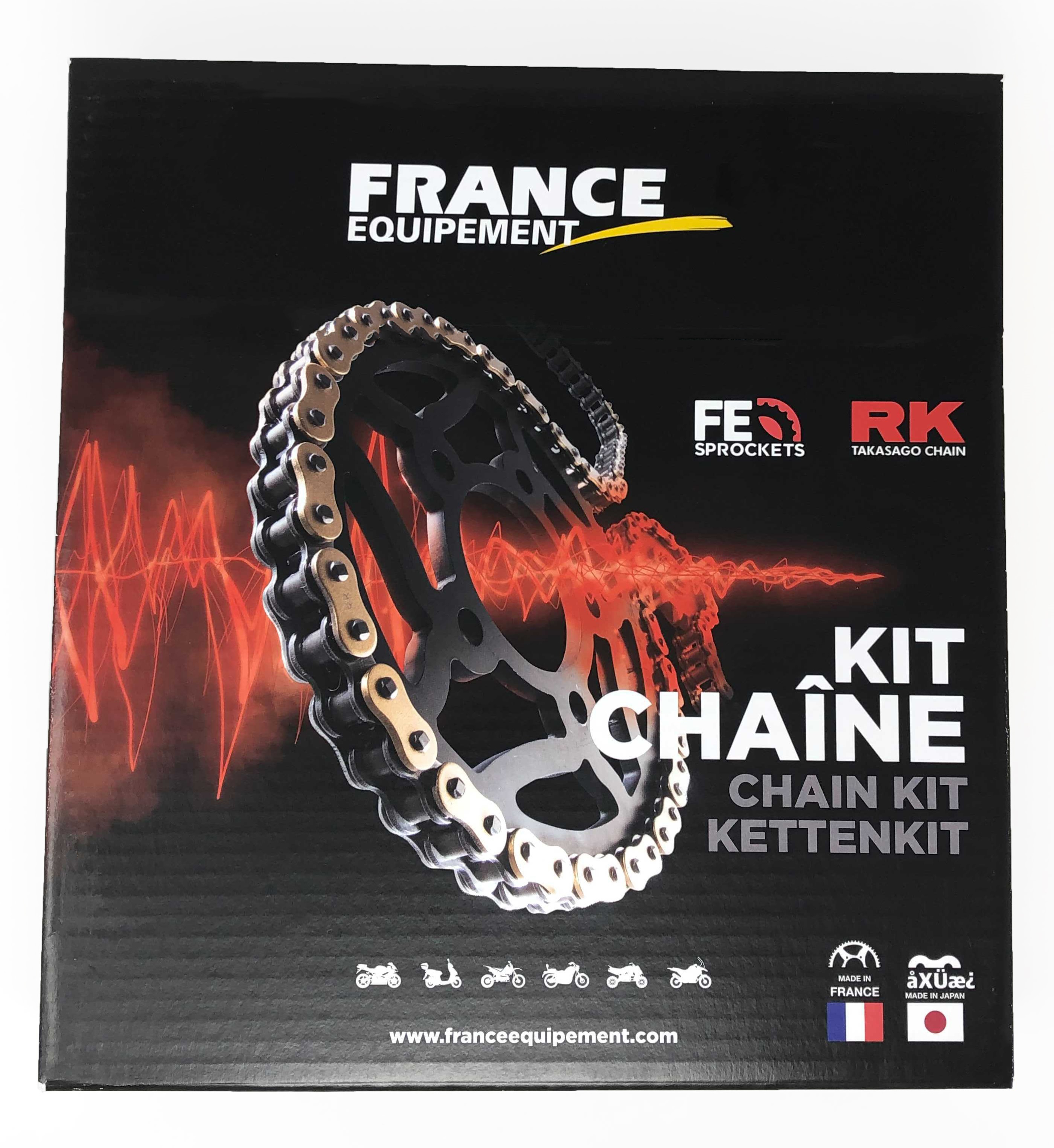 chain set steel HONDA CBR 650 RA 2018-2019 15X42 rx'ring super r